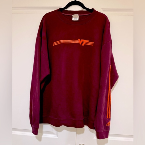 Virginia Tech Hokies Fleece Sweatshirt sz XL Like New - Picture 1 of 4